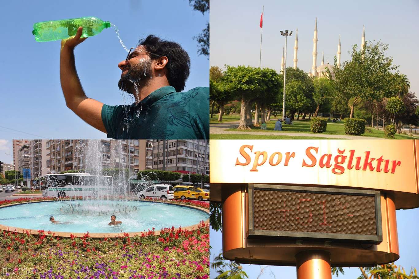 Adana'da 51 derecelik rekor hava sıcaklığı Adana'da 51 derecelik rekor hava sıcaklığı